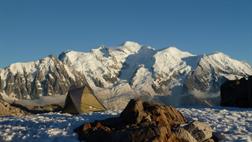 80 Tente tout confort avec vue sur le mont Blanc